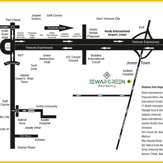 Jewar Green Residency Master plan