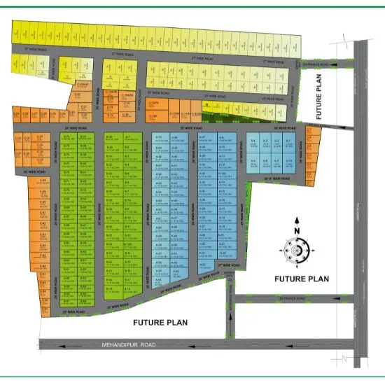 Jewar Green Residency site plan
